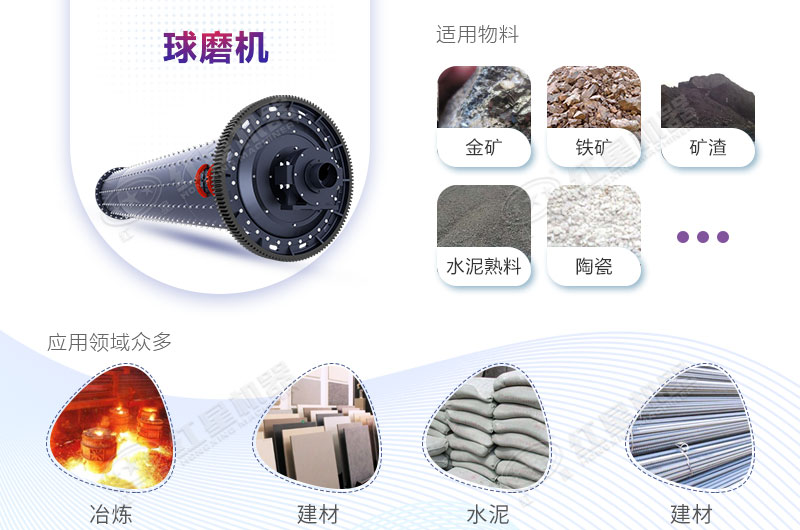 水泥球磨機設備優(yōu)勢多，應用廣泛