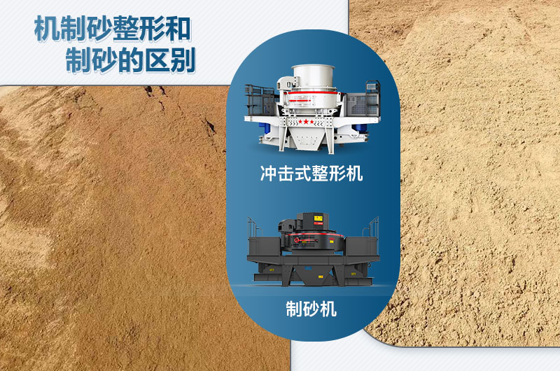沖擊式整形機和制砂機的區(qū)別是什么？