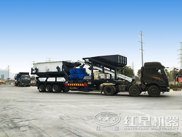 車載式移動制砂機入駐云貴地區(qū)，拉動當地經濟發(fā)展
