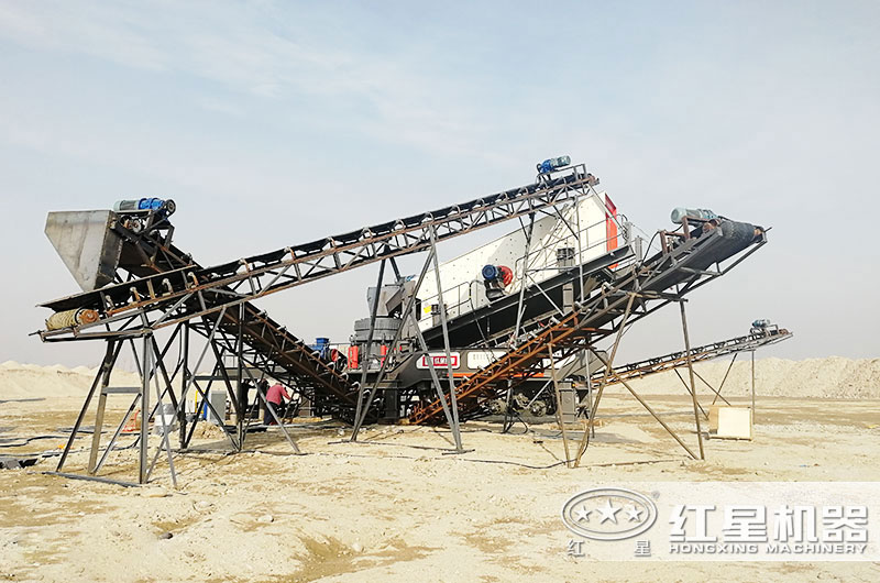 鋼筋混凝土破碎用什么機(jī)器？建筑垃圾移動(dòng)破碎站剛剛好