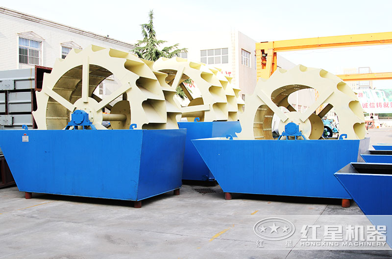 一天能洗3000噸的3020輪斗式洗砂機(jī)，以高產(chǎn)威震四方