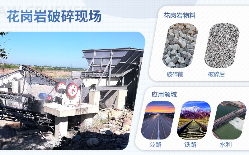 花崗巖破碎用什么機器？配置一套花崗巖破碎設(shè)備需要多少錢?
